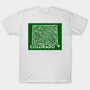 Colorado Map T-Shirt